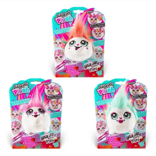Canal Toys: Airbrush Plush színezhető állatok - Hairific mini, többféle