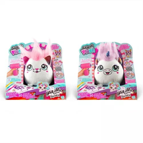 Canal Toys: Airbrush Plush színezhető állatok - Hairific puha pajti, többféle