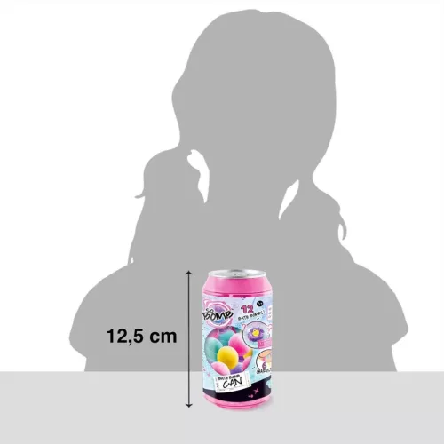 Canal Toys: So Bomb fürdőgolyó italos dobozban - Pink