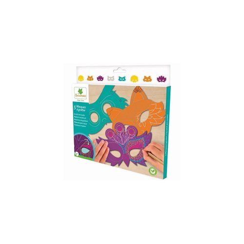 Sycomore - Állatos maszk készítő készlet