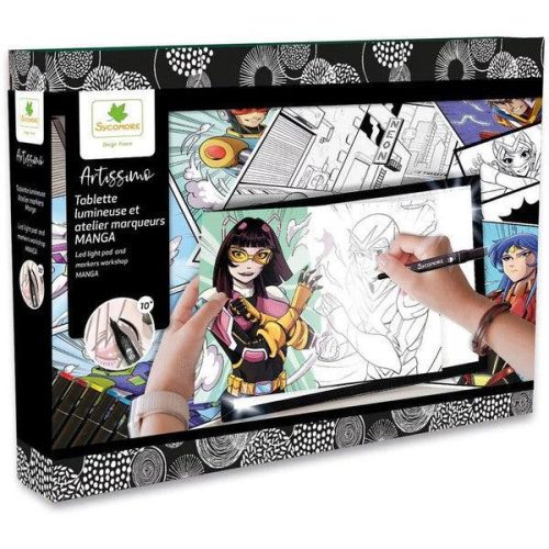 Artissimo: Manga színező nagy szett LED táblával