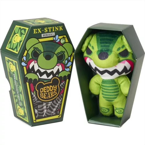 Deddy Bears plüss koporsóban S5, 15 cm-es - Ex Stink