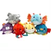 Fisher-Price: Puha állatbarát plüss 10 cm-es - lila maci