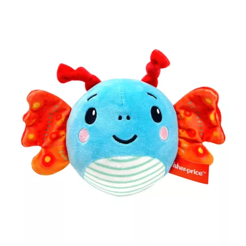 Fisher-Price: Puha állatbarát plüss 10 cm-es - pillangó