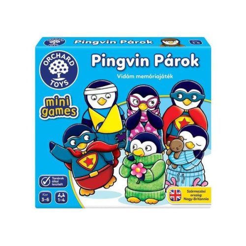 Pingvin párok mini memória játék