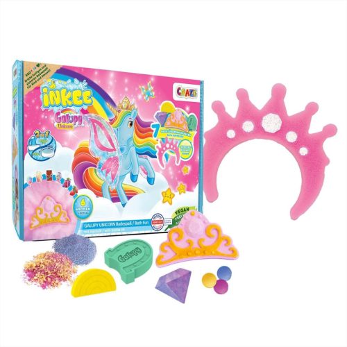 Craze Inkee vegán fürdő nagy szett - Galupy unikornis