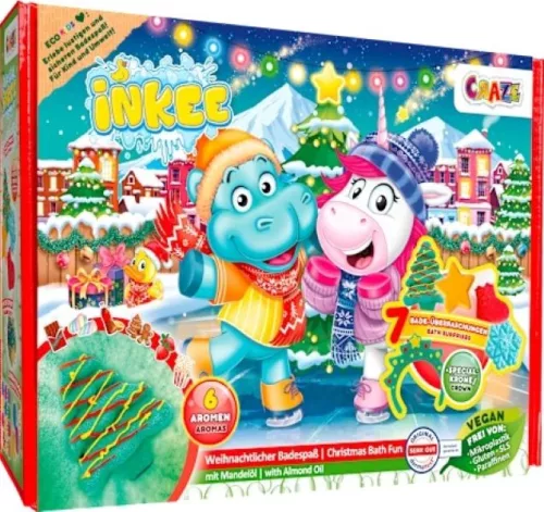 Craze Inkee vegán fürdőgolyók - Karácsonyi Ajándék szett