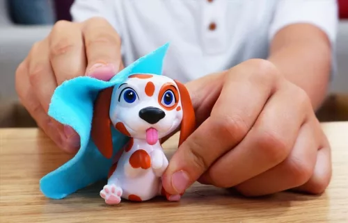 Washy Friends: Color Reveal Pancsoló Kutyusok káddal és 5 kiegészítővel - Beagle