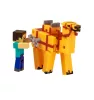 Minecraft 3D játékfigura felhúzható állattal 2. sorozat - Steve a tevével