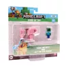 Minecraft 3D játékfigura felhúzható állattal 2. sorozat - Creeper a malaccal