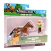 Minecraft 3D játékfigura felhúzható állattal 2. sorozat - többféle