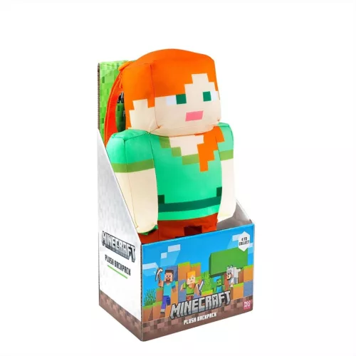 Minecraft plüss hátizsák 30 cm-es, többféle