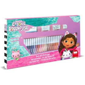 Gabi babaháza nyomda készlet 36 db filccel 