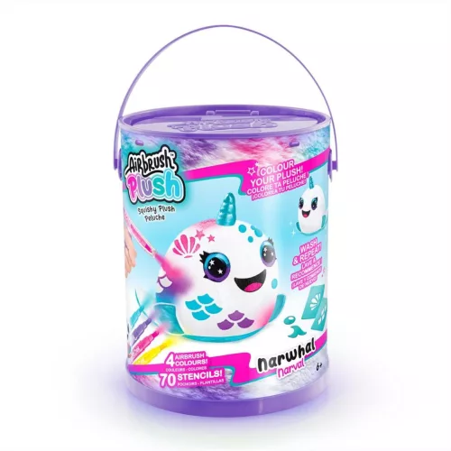 Canal Toys: Style 4 Ever színezhető plüss mini állatok vödörben - Narvál