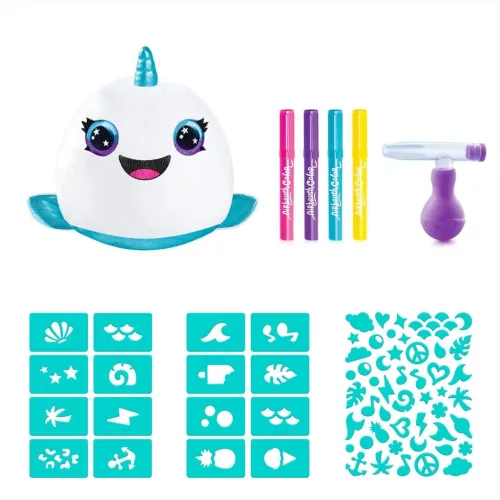 Canal Toys: Style 4 Ever színezhető plüss mini állatok vödörben - Narvál