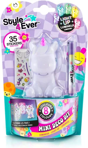 DIY Mini deco light up - Szivárvány Unikornis