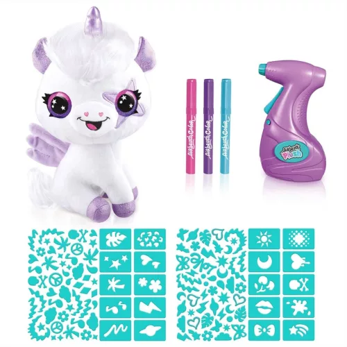 Canal Toys: Style 4 Ever színezhető plüss - Sötétben világító unikornis