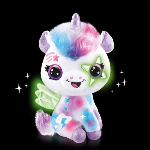 Canal Toys: Style 4 Ever színezhető plüss - Sötétben világító unikornis