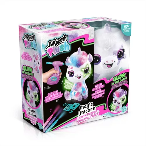 Canal Toys: Style 4 Ever színezhető plüss - Sötétben világító unikornis