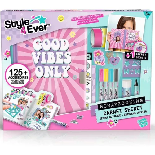 Canal Toys: Style 4 Ever - Titkos napló dekorálószettel és matricákkal