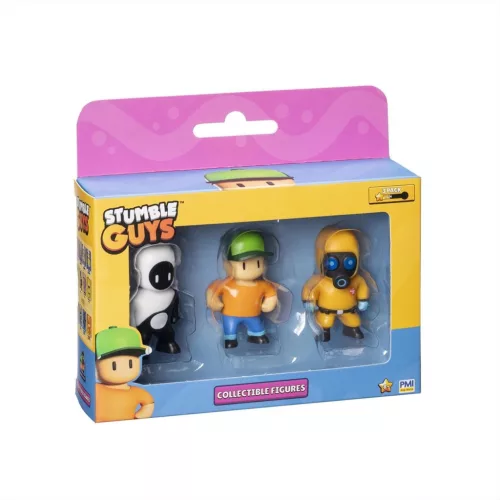 Stumble Guys mini figurák, 3 db, 2. sorozat - többféle