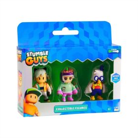   Stumble Guys mini játékfigurák 3 db-os, 3. sorozat - többféle
