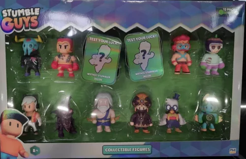 Stumble Guys meglepetés mini játékfigura csomag 12 db-os, 3. sorozat - többféle