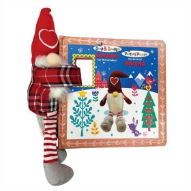   Snap & Snuggle: Pattanj pajtás plüss barát képeskönyvvel - Karácsonyi manó