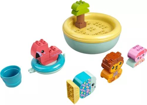 LEGO® DUPLO: 10966 Vidám fürdetéshez - Úszó állatos sziget