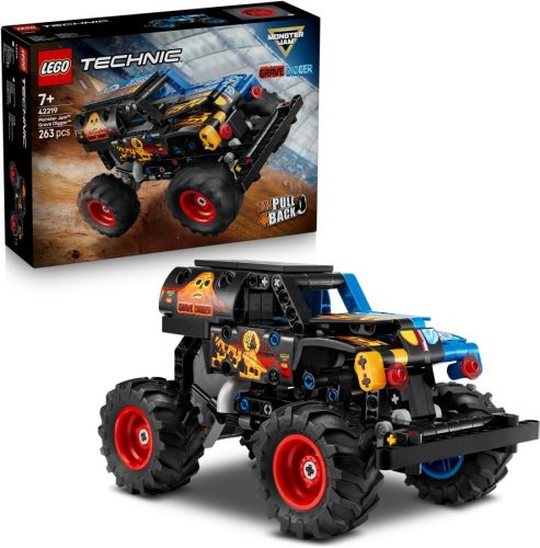LEGO® Technic: 42219 Monster Jam™ Grave Digger™ tűz és jég