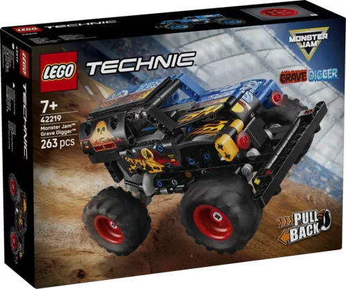 LEGO® Technic: 42219 Monster Jam™ Grave Digger™ tűz és jég
