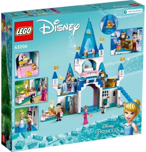 LEGO® Disney Princess: 43206 Hamupipőke és Szőke herceg kastélya