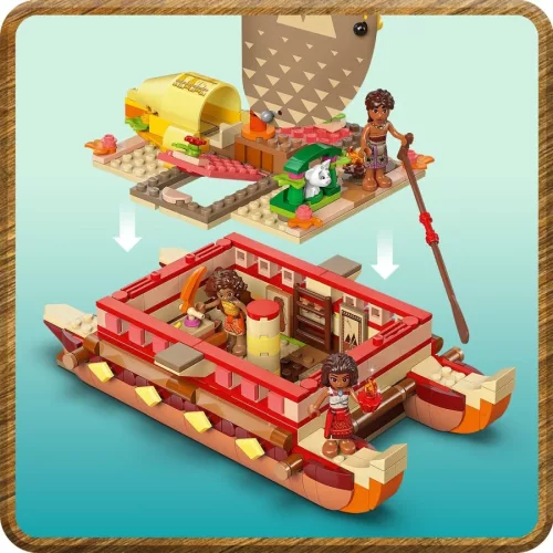 LEGO® Disney Princess: 43270 Vaiana kalandokkal teli kenuja