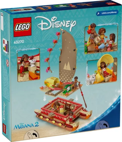 LEGO® Disney Princess: 43270 Vaiana kalandokkal teli kenuja