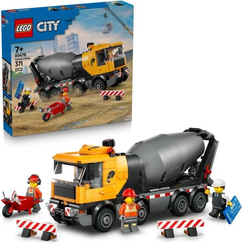 LEGO® City: 60478 Betonkeverő teherautó