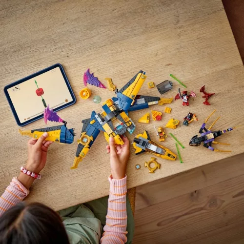 LEGO® NINJAGO: 71833 Ras és Arin szuper viharrepülője