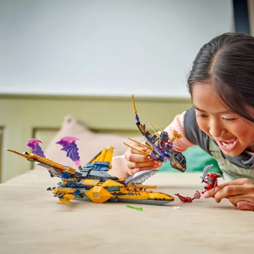 LEGO® NINJAGO: 71833 Ras és Arin szuper viharrepülője
