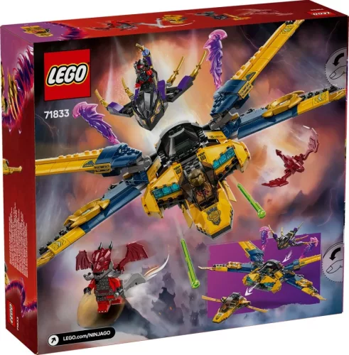 LEGO® NINJAGO: 71833 Ras és Arin szuper viharrepülője