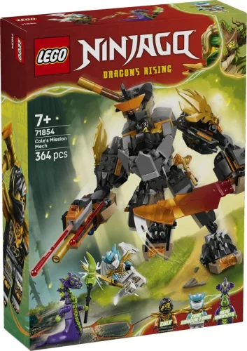 LEGO® NINJAGO: 71854 Cole akciórobotja és Sárkány Zane