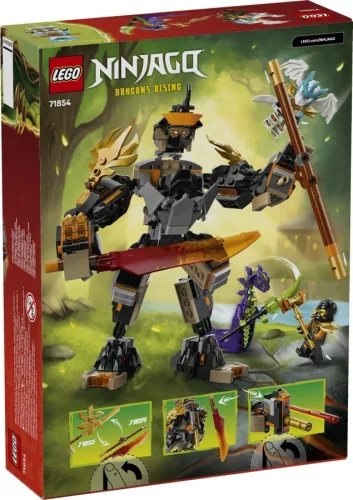 LEGO® NINJAGO: 71854 Cole akciórobotja és Sárkány Zane
