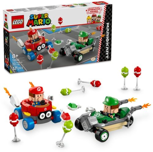 LEGO® Super Mario: 72034 Mario Kart™ – Baby Mario és Baby Luigi