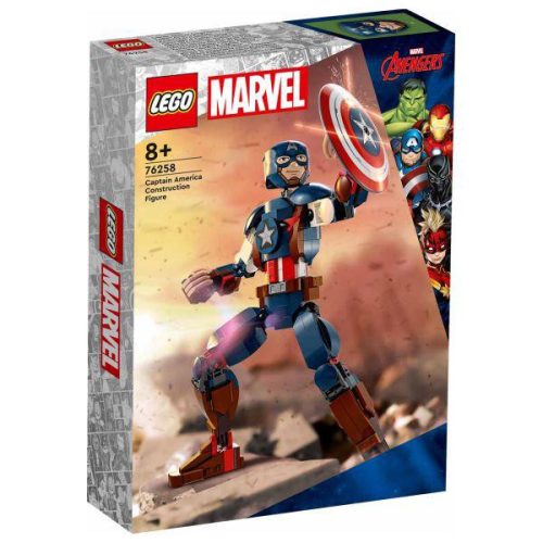 LEGO Super Heroes: 76258 Amerika Kapitány építőfigura