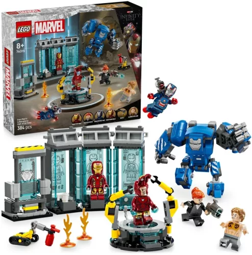 LEGO® Super Heroes: 76315 A Vasember laboratóriuma - páncélcsarnok