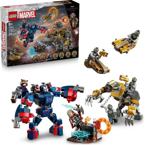 LEGO® Marvel: 76322 Bosszúállók - Végjáték Thor a chitauri harcosok ellen