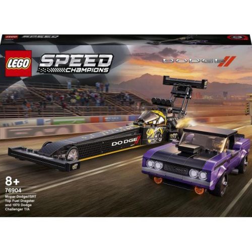 LEGO Speed Champions: 76904 Mopar Dodge SRT Top Fuel Dragster és 1970 Dodge Challenger