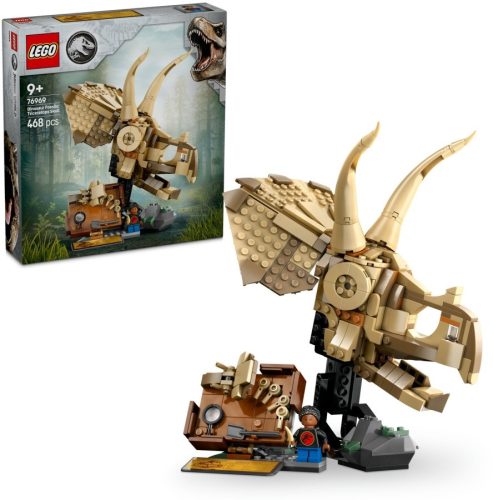LEGO® Jurassic World: 76969 Dinómaradványok: Triceratops-koponya