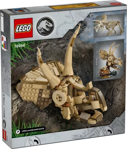 LEGO® Jurassic World: 76969 Dinómaradványok: Triceratops-koponya