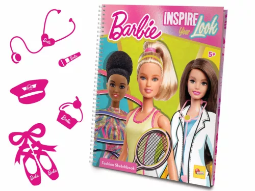 Lisciani: Barbie Inspire Your Look - Divattervező Vázlatfüzet 