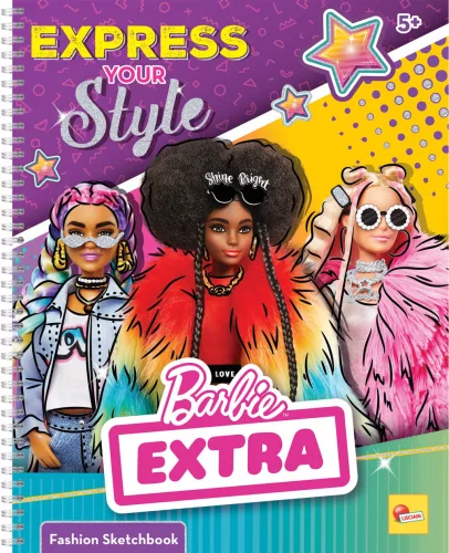 Lisciani: Barbie Express Your Style - Divattervező Vázlatfüzet 