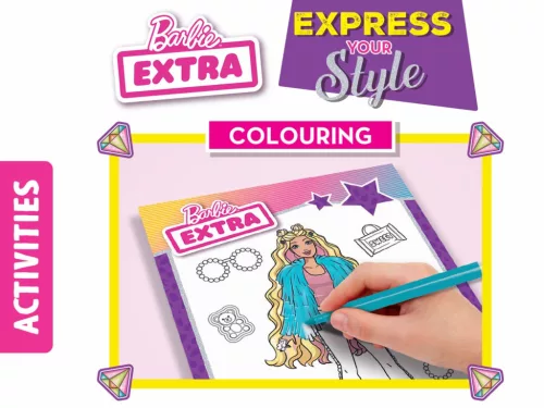 Lisciani: Barbie Express Your Style - Divattervező Vázlatfüzet 
